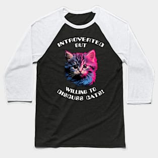 Kitty Lover Baseball T-Shirt